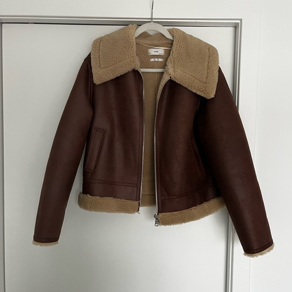Mango Shearling Jacket - Picture 2 of 4